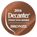 Decanter World Wine Awards 2016 Bronze